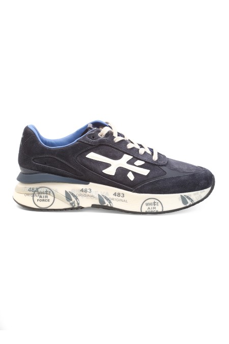 Shop PREMIATA  Scarpe: Premiata sneakers "Moerun".
Logo sul laterale esterno.
Scritta PREMIATA sul laterale interno e nome del modello sull'etichetta.
Altezza Suola 4,5 cm.
Fusbet Interno 28,5 cm.
Suola: 70% pebax 20% gomma 10% TPU.
Tomaia: 50% PL 25% PU 10% PA 5% EA 5% PMC 5% pelle di vitello.
Fodera: 100% pelle di capra.
Fabbricata in Vietnam.. MOERUN-6449